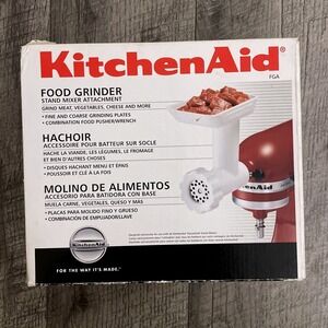 KitchenAid FGA Food Grinder Stand Mixer Attachment Stainless Steel